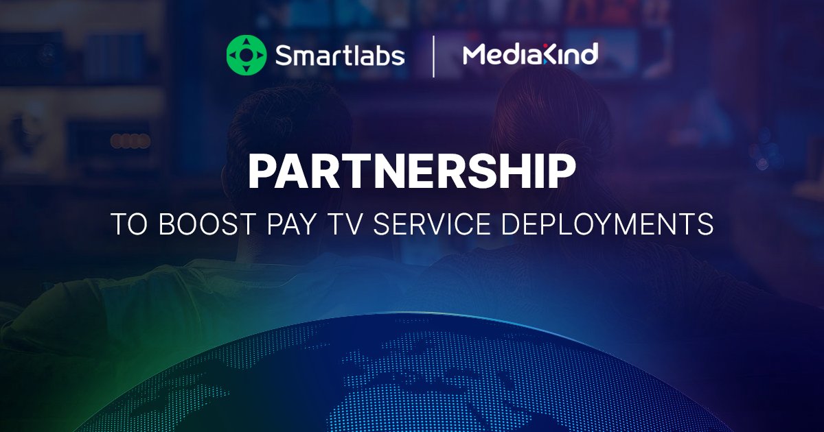 SmartLabsTV's tweet photo. 🤝 Smartlabs and MediaKind announce a global partnership to simplify and accelerate IPTV &amp; OTT deployments.
A joint solution to help operators launch and scale video services faster.
👉 Read more: https://t.co/Q7fnbh44ls

#StrategicPartnership #SimplifyingStreaming #IPTV #OTT https://t.co/D5ynBHBSVV