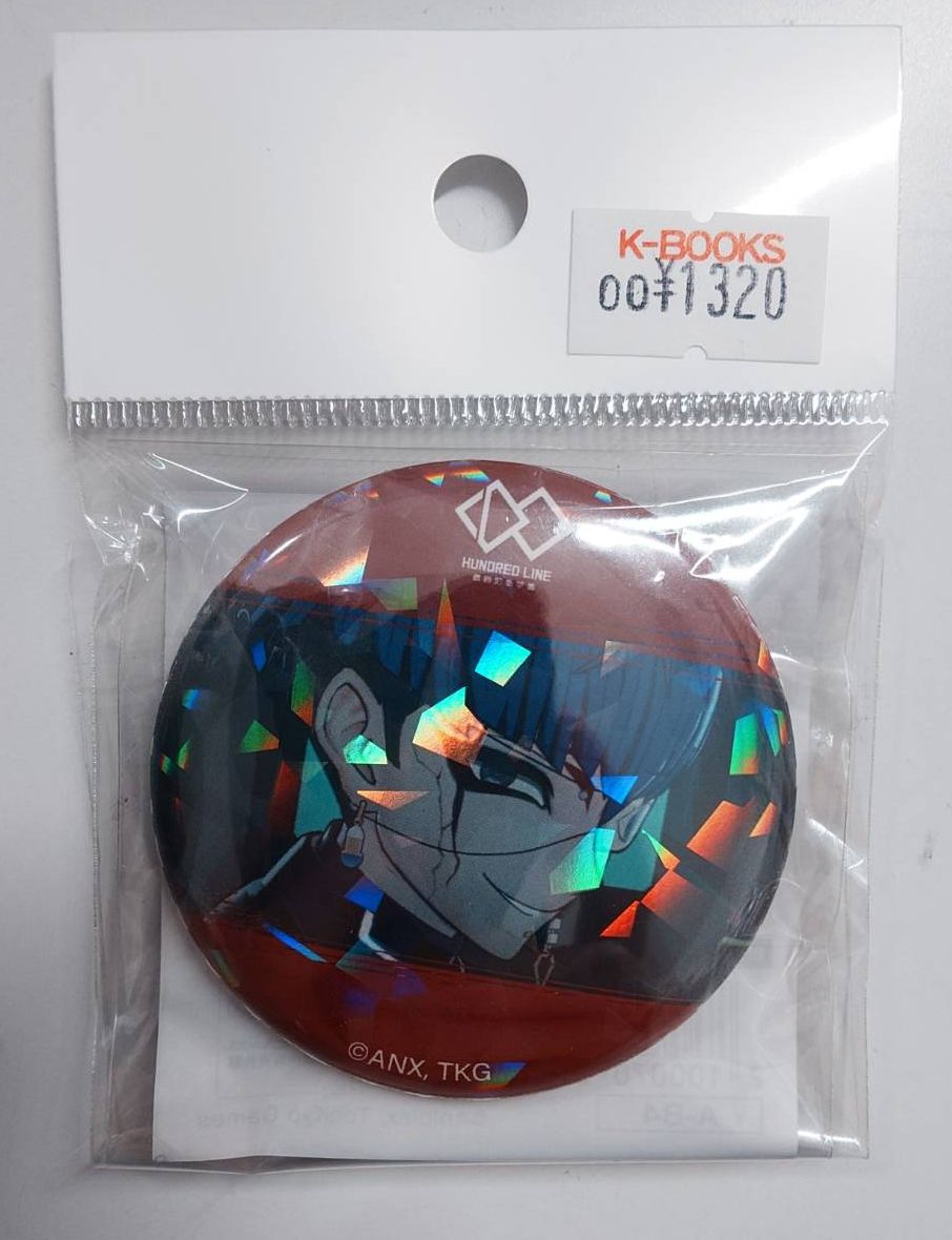 入荷情報】 HUNDRED LINE -最終防衛学園- 面影歪 ホログラム缶バッジや