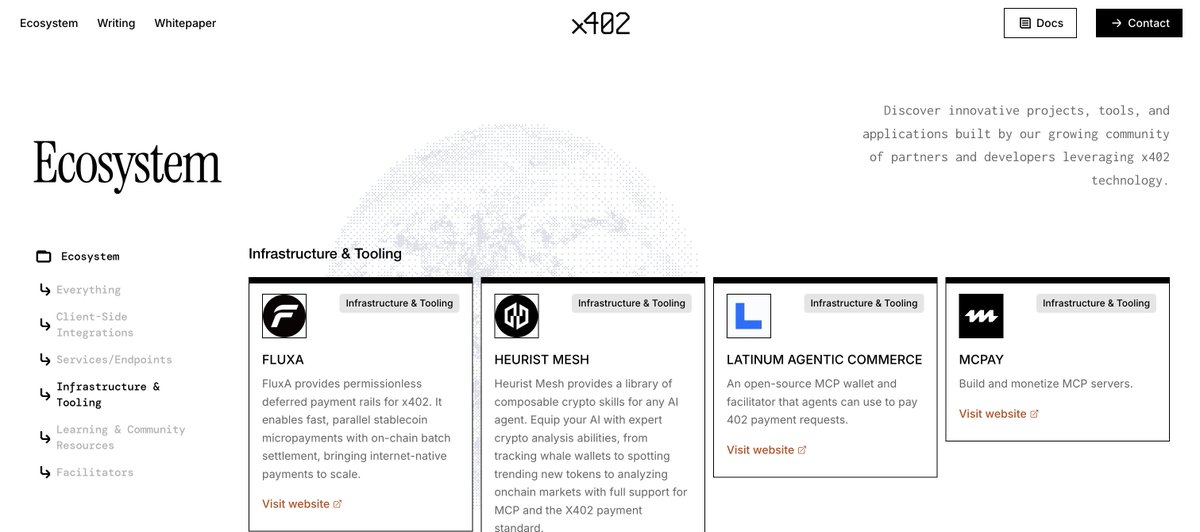 Happy to join the <a href="/CoinbaseDev/">Coinbase Developer Platform🛡️</a> official x402 ecosystem page! 

Making x402 agent payments more secure and seamless, smooth like Flux, is the goal we continue to build toward.

Find FluxA on x402.org 🕶️