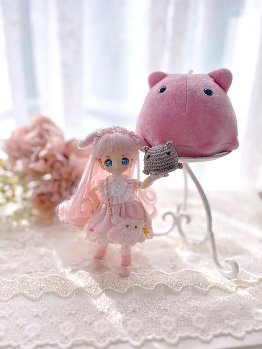 アイドールの戦利品② あみぐるみ虹色工房Mie様@amiguru_mie から