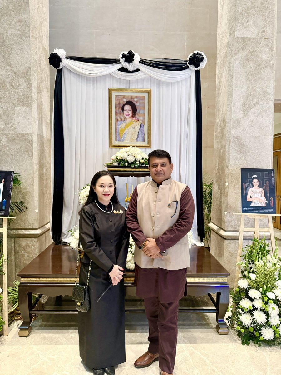 Always a joy meeting my dear friend, Ms. Marcie Kunnawattana Diplomat from the <a href="/ThailandinIndia/">Thailand in India</a> 🇹🇭. Every encounter feels like a warm, light-hearted reunion, touched by genuine friendship. 🇮🇳🤝🇹🇭