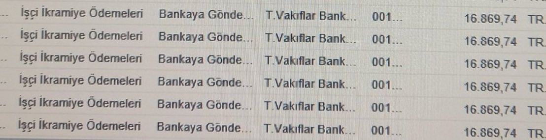UYAN MEMUR !! 

Memura gelince ‘para yok’ deniyor; bugün Maliye, işçilere maaş dışında 16 bin TL tediye ödedi. Üstelik bu ödeme yılda 4 kez yapılıyor, ayrıca yılda 2 maaş ikramiye var. Para varsa herkese olmalı; yoksa bu ayrıcalık adaletsizliktir.