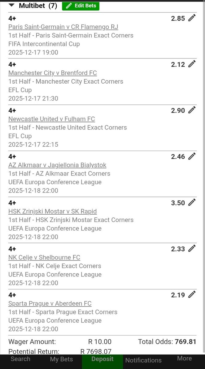CornersCode's tweet photo. BW2A1FFDE4
🔥⚽ Let’s do it again! ⚽🔥
The last 4+ corners slip boomed 💯💰
Now I’ve dropped a new 4+ corners code — let’s use it and BOOM again tonight 🚀🔥
Who’s locking in? 💥
#CornersChallenge #BoomTicket #GurusFamily #Betway #vouchers #ottvoucher #OTT4me #CCTV #Warras #RIPDJWarras