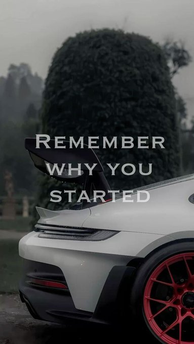 raxthealpha's tweet photo. REMEMBER WHY YOU STARTED https://t.co/l5EObQXZvQ