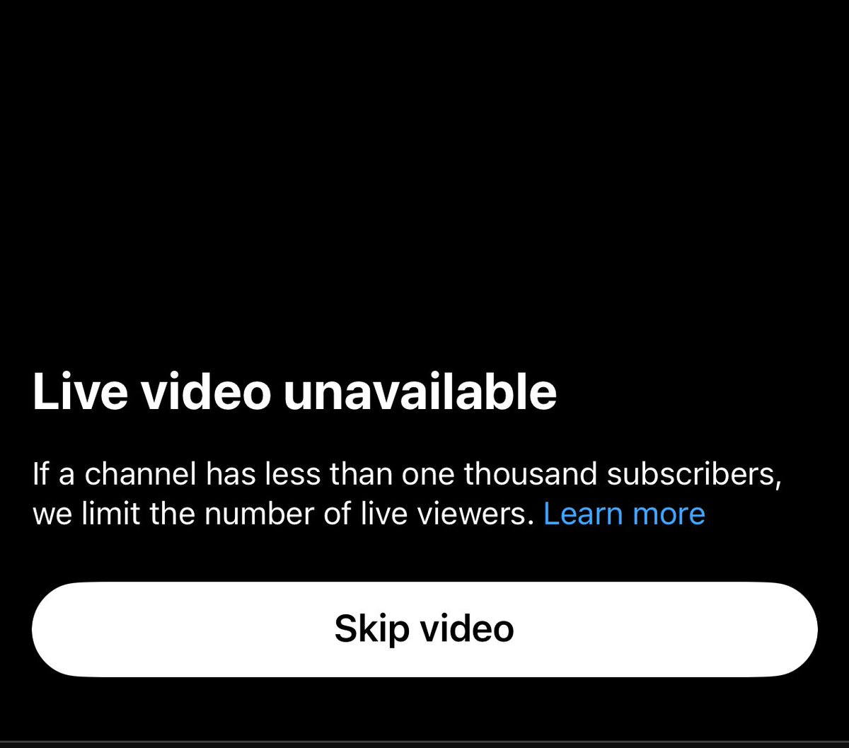 codetweeting's tweet image. Huh? Came across this while rotting my brain on shorts. If you’ve got less than 1k subs you can’t have too many viewers?