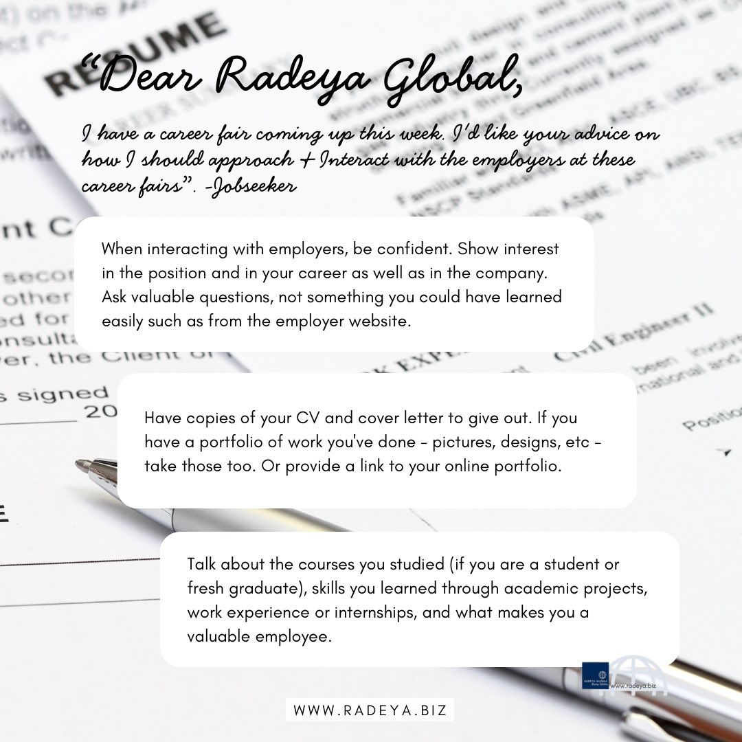 RadeyaCareers's tweet image. 🏫 Unis: Future-proof grads vs. 2025 AI shifts! Like our zero-exp fresh grads to multinationals via career fair prep &amp;amp; rebrands. Bulk at £979/student—boost placements! Partner: info@radeya.biz or demo: buy.stripe.com/3cs3fM7LMgQK4K… #HigherEdCareers #GradSuccess