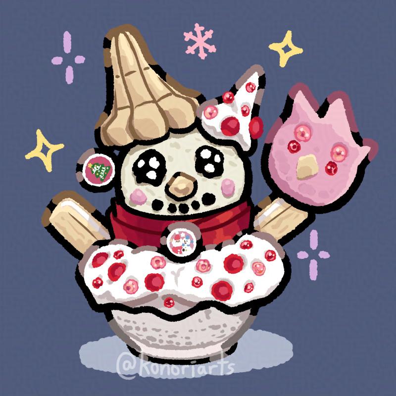 konoriarts's tweet photo. Finally got time to draw. Here's Nilla Vanilla! ☃️🍨✨(png🔗👇)✨
#PIHAKKASSO #Hakkasets https://t.co/1ywBh04TMG