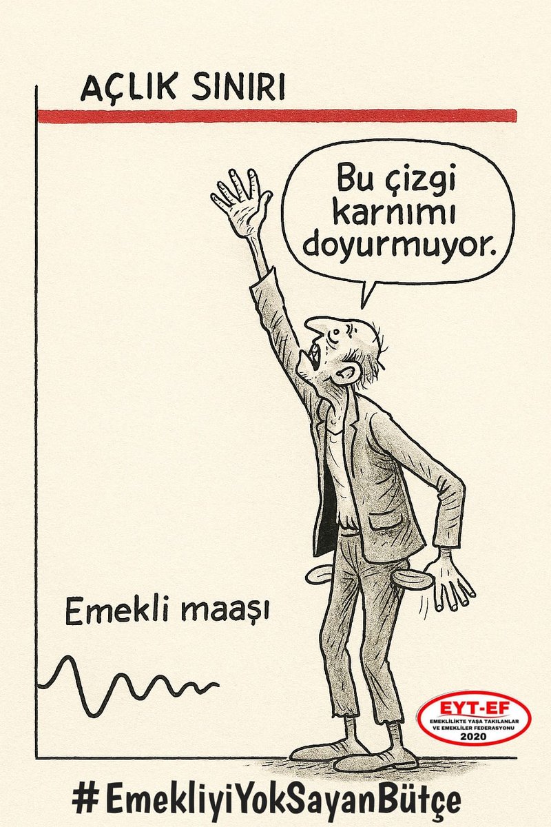 Bütçede rakam var,
Adalet yok.
Emekli yok.
#EmekliyiYokSayanBütçe
#5000KısmiyiYokSayanHükümet