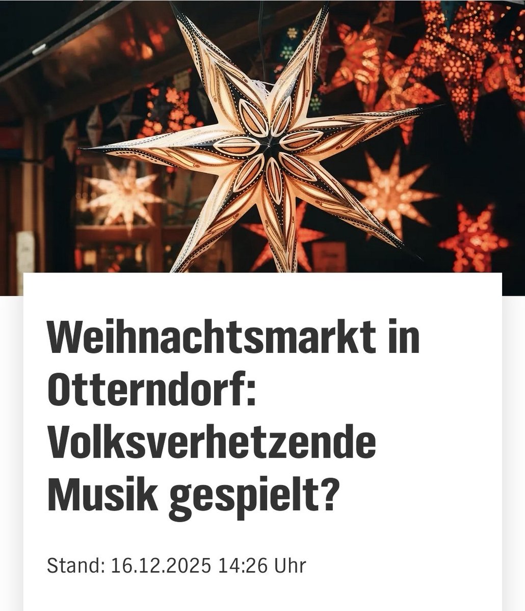 Vermutlich "Stille Nacht, Heilige Nacht". Für das links-grün-woke Regime gilt das Christentum doch als Volksverhetzung.