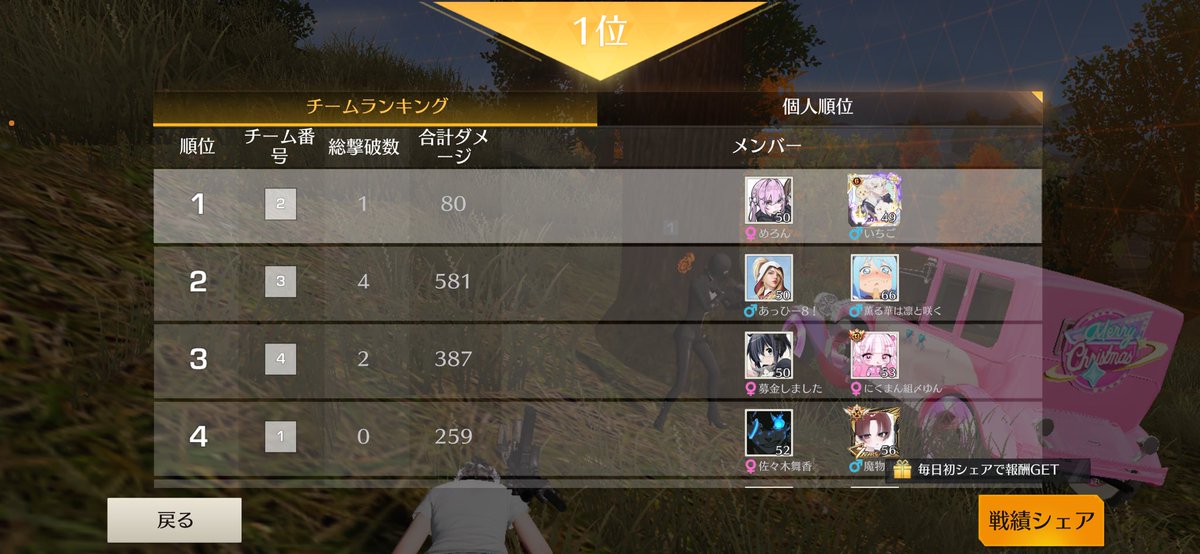 _sie1u's tweet image. ✨女の子と迅速デュオ✨

楽しかった〜明日も頑張るぞい