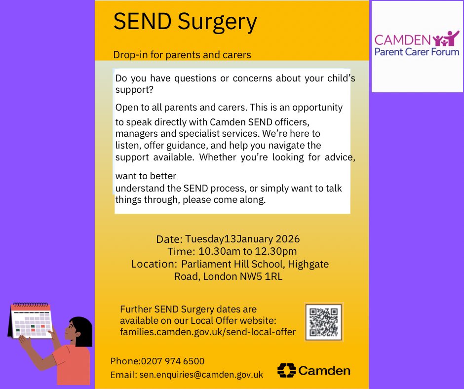 Camden Parent Carer Forum tweet media