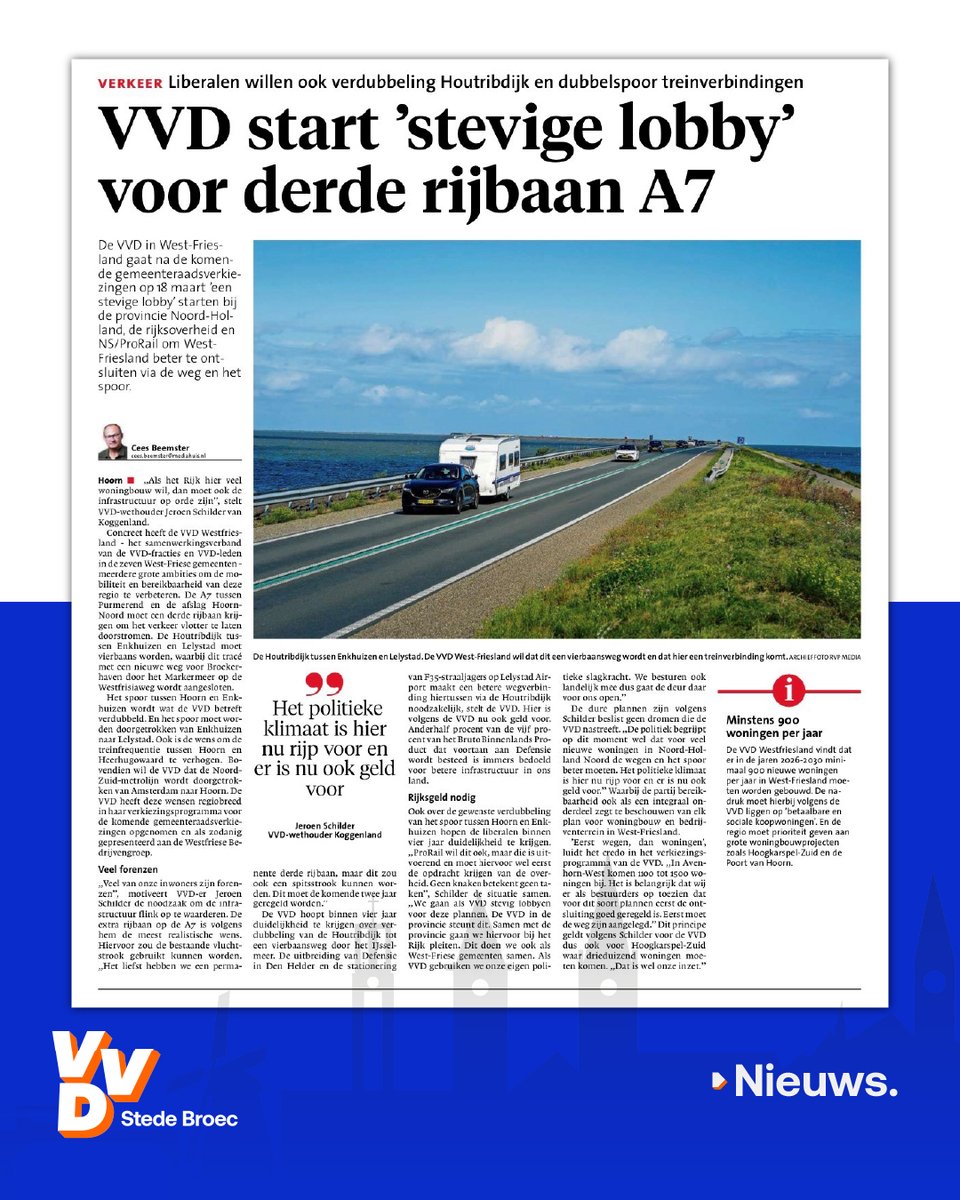 VVDWFregio's tweet photo. Vandaag pleiten de zeven Westfriese VVD-fracties voor een stevige lobby. En dat doen we niet vanuit het niets.

Bekijk meer via: https://t.co/sIVnQMA6x3

@VVDStedeBroec @VVDHoorn @VVDKoggenland https://t.co/BPqXJDW0QX