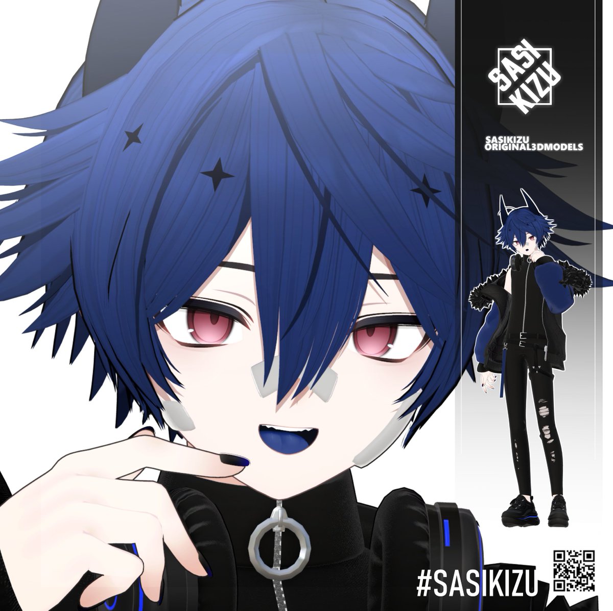 🔹新作発売記念RPキャンペーン🔹
#SASIKIZU アバター最新作
『オリジナル3Dモデル　ノイズ（noiz）RE』
2025年12月18日(木)　20時発売！！

商品ページ🔗
ramuneru0801.booth.pm/items/7744394

抽選で10名様にギフトをプレゼント！

✨BOOTHの「スキ💛」が500増えるごとに
当選枠を1名様追加します！

⚠️応募条件