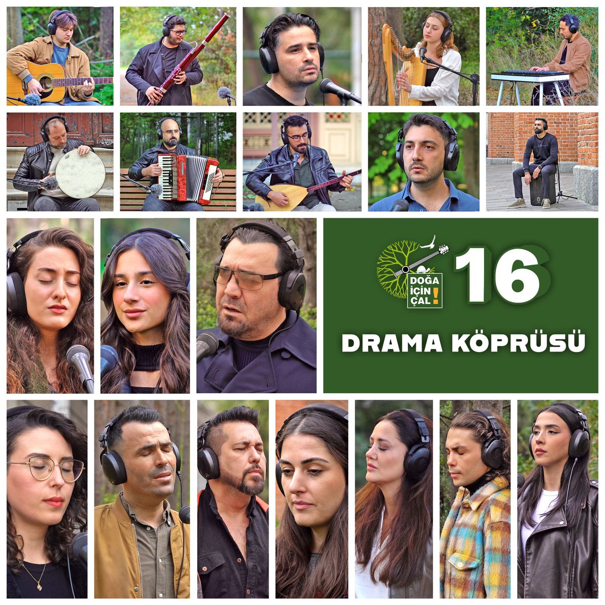 Doğa İçin Çal 16! Drama Köprüsü Dijital Platformlarda yayında! 🤗🌳💚  album.link/jhsbwqfhtj4ft