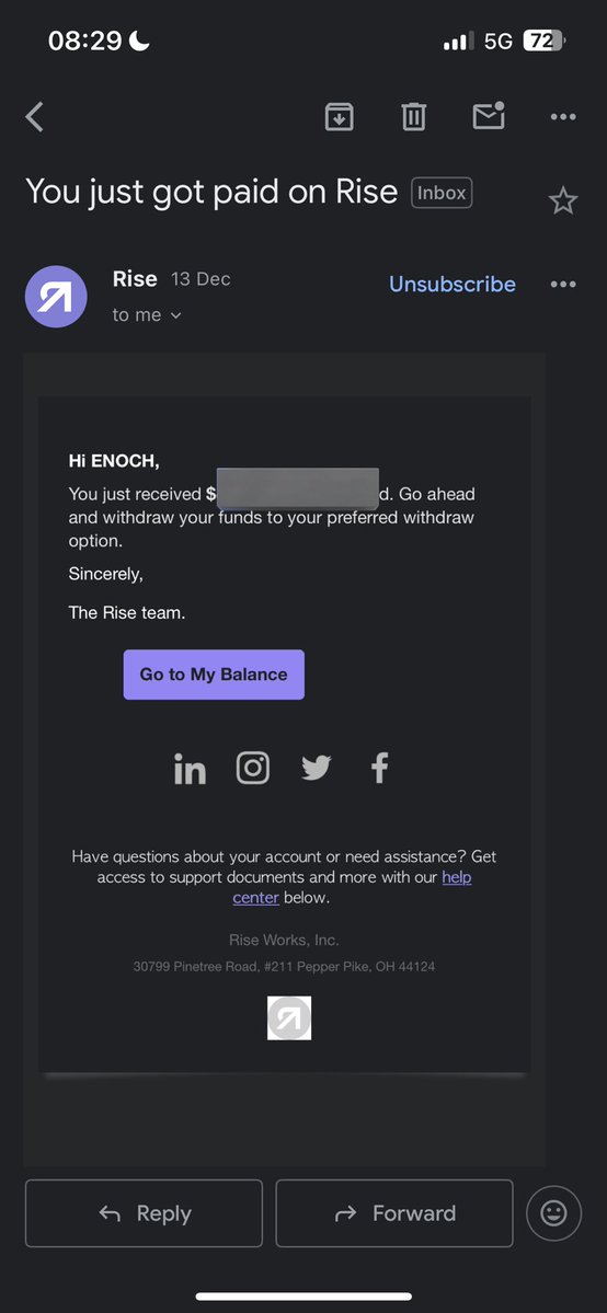 Good morning 🌞 Proof that consistency pays. Keep showing up 💰📈