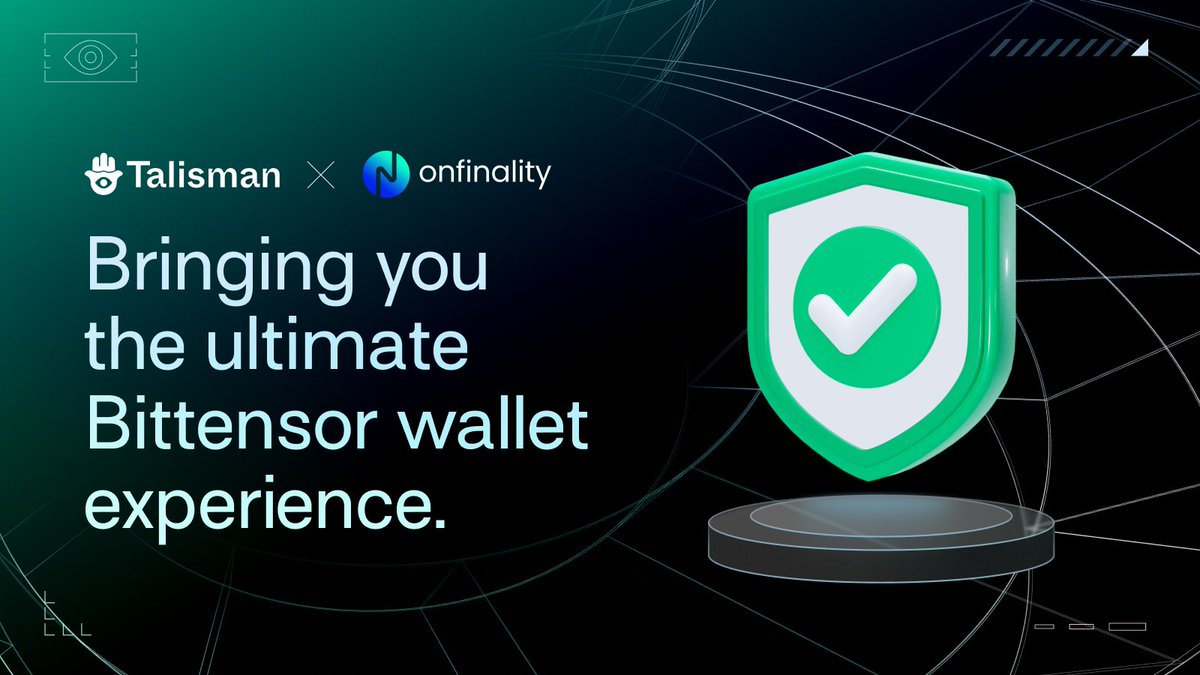 wearetalisman's tweet image. Talisman has teamed up with @OnFinality to bring dedicated Bittensor RPC infra to the wallet.

This means:
• Faster TAO &amp;amp; subnet balance updates
• Even more reliable staking &amp;amp; claims
• Rock solid uptime, even when the network is busy
• Infra optimized for Talisman users

This…