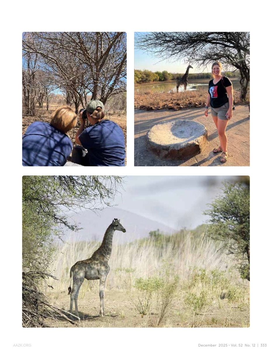 We’re so excited to share that Save Giraffes Now is featured in the American Association of Zookeepers magazine!