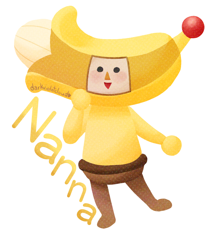 darkvioletcloud's tweet image. why isn't there already a banana-themed katamari cousin? anyway here's nanna.
#katamaridamacy #塊魂