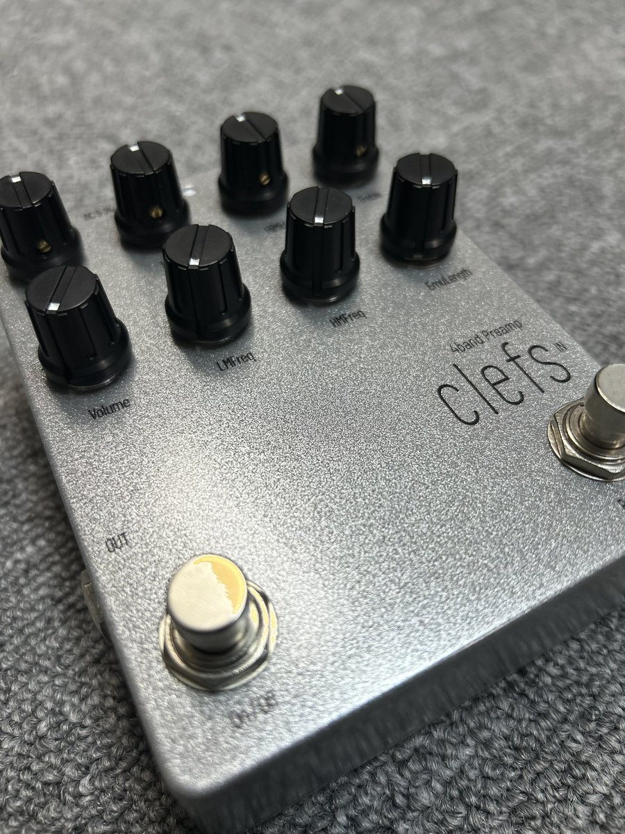 Clefs / #1 Preamp Ver.2.0 これだけ豊富なコントロールがあれば、絶対