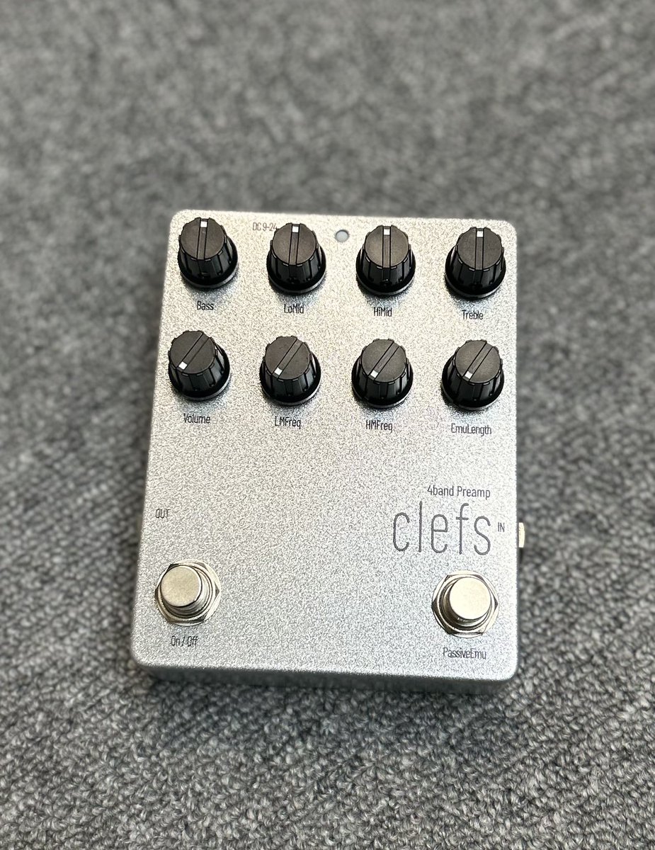 Clefs / #1 Preamp Ver.2.0 これだけ豊富なコントロールがあれば、絶対