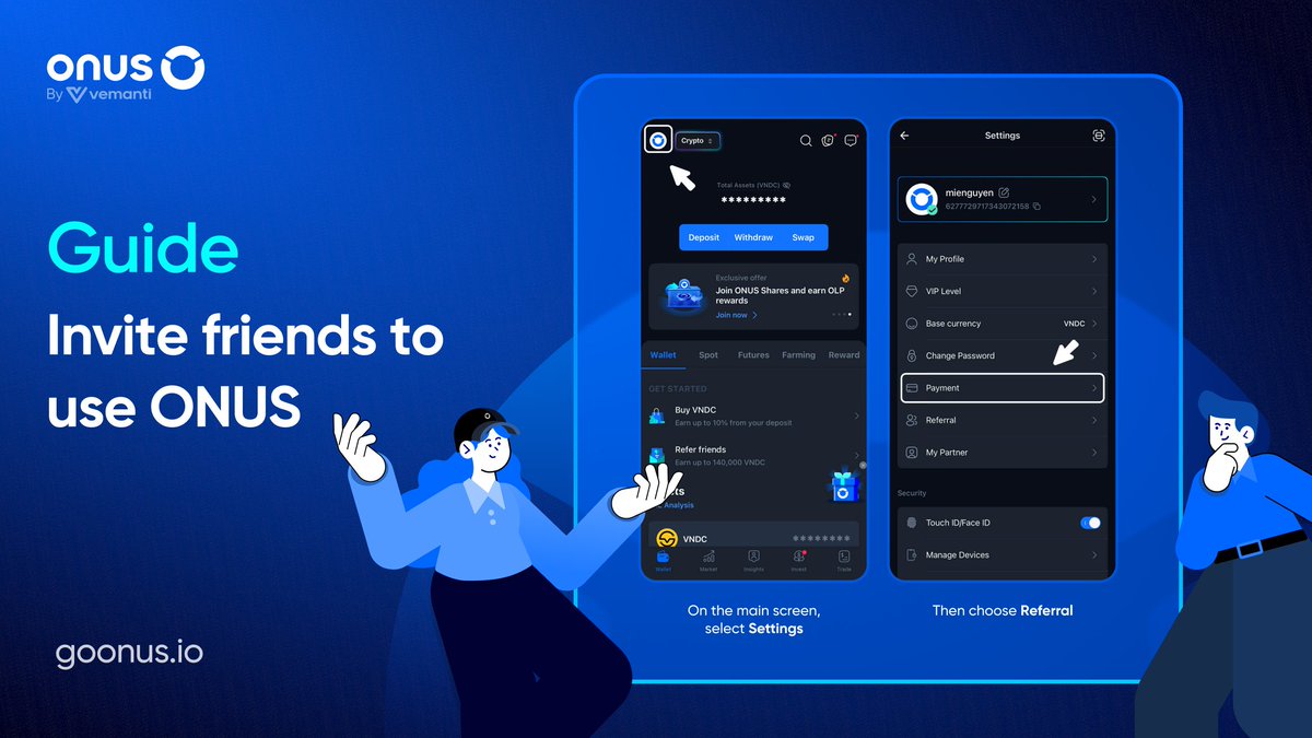 ONUSFinance's tweet photo. 📣 02 Ways to Invite New Friends – Conquer a Reward Pool worth over 10 maces of gold

The Referral Race – Season 2 is entering its final stage. This is the ideal time to speed up point accumulation and move closer to the valuable reward pool.

02 simple and effective ways to invite new friends:

1️⃣ Share your referral link & referral code
→ Send your sign-up link or referral code, and boost effectiveness by sharing your experience using ONUS.

2️⃣ Share the tool page link bundle (with referral code attached)
→ Choose the most suitable link based on new users’ needs, then share it directly or along with relevant crypto-related content.

⏰ Note: The competition will end at 12:00 AM on December 21. Don’t miss the chance, start inviting new friends now!

 👉 Track the Referral Race – Season 2 leaderboard here: https://t.co/ny19ue6A1K