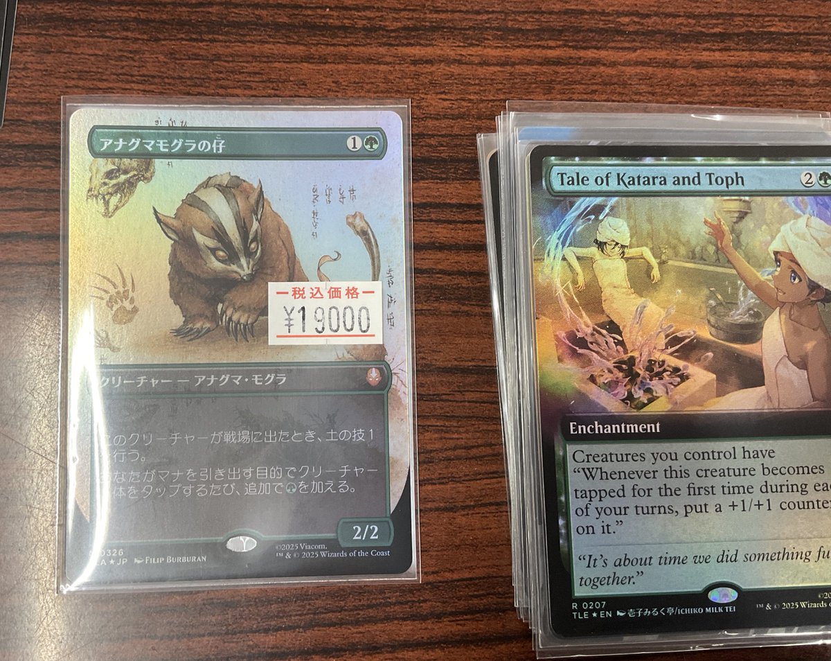 アナグマモグラの仔ボーダーレスFOIL 買取させていただきました！
