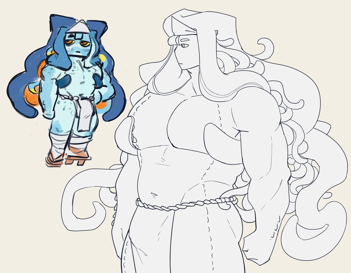 lineart practice with Yaki bc i miss drawing him + a doodle