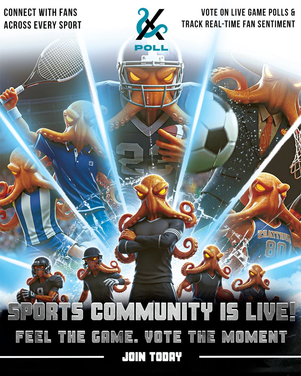 Sports is more than a game; it’s a conversation. 🗣️⚽🏀

We’re excited to announce that the XPOLL Sports Community is now live! We’ve built a space where fans can do more than just consume content—they can drive the narrative.

From tracking real-time fan sentiment to voting on