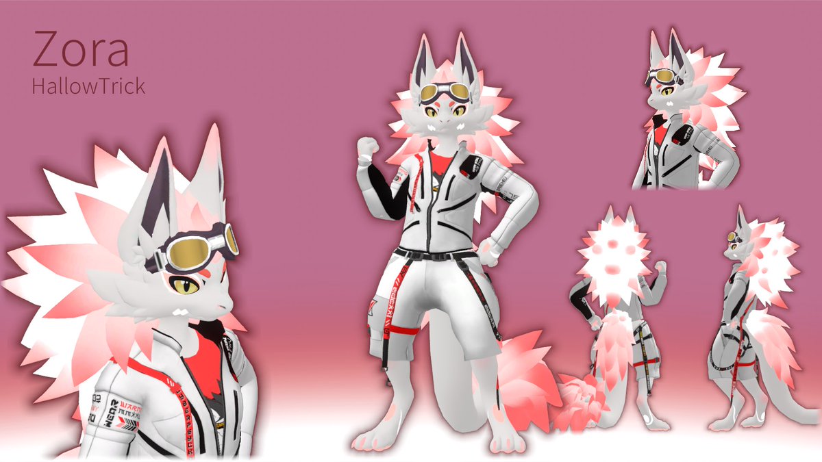 HallowTrickVT's tweet image. This is Ash and Zora my two novabeast sonas I hope y’all like them