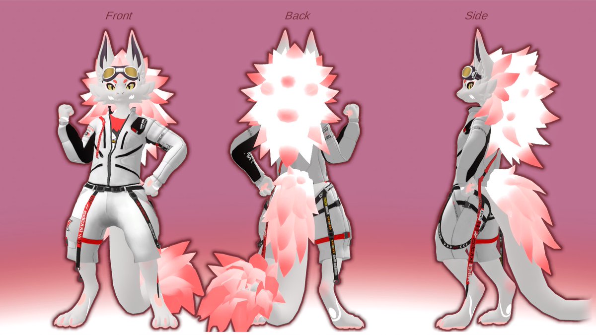 HallowTrickVT's tweet image. This is Ash and Zora my two novabeast sonas I hope y’all like them