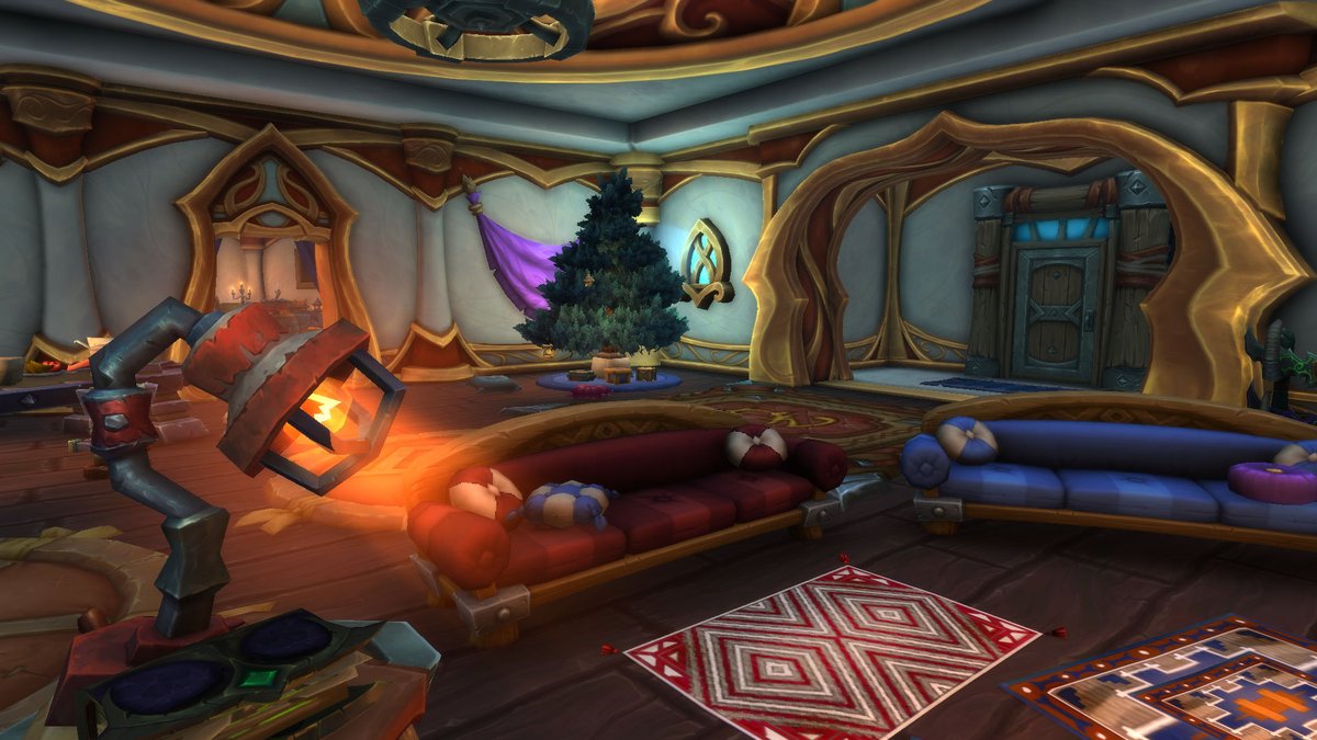 molarm's tweet photo. Need actual Winter Veil decorations but a lot of people have learned how to make fake trees for the occasion. 🎅🎄 https://t.co/j2cQgvQ5UM