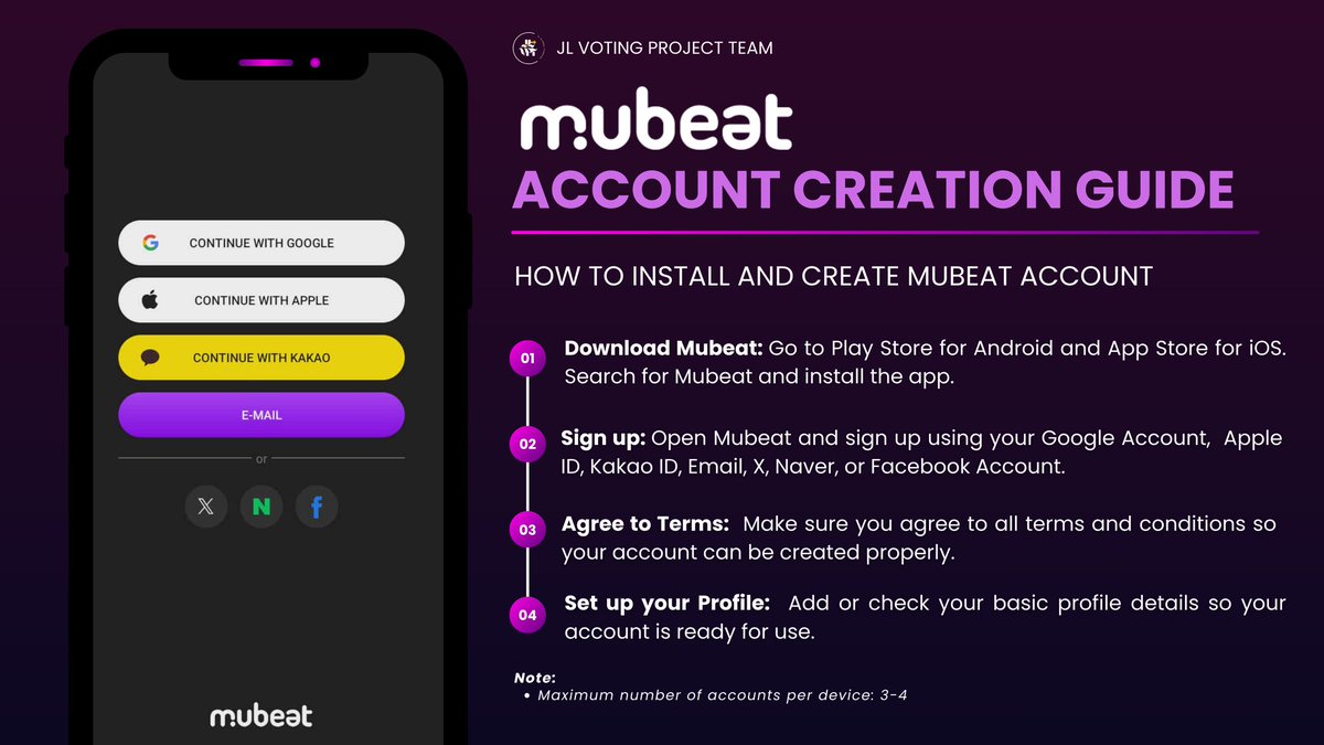 JLVPTeam's tweet image. 📢 MUBEAT VOTE (HEART BEATS) COLLECTION ALERT

Byeolbitdans/Starflares and JL stans — preparation for JL’s bid in Mubeat’s April Subway Ad Vote officially begins now.

One of our priority voting polls for JL’s 2026 birthday is the April Subway Ad Vote, expected to open in the…