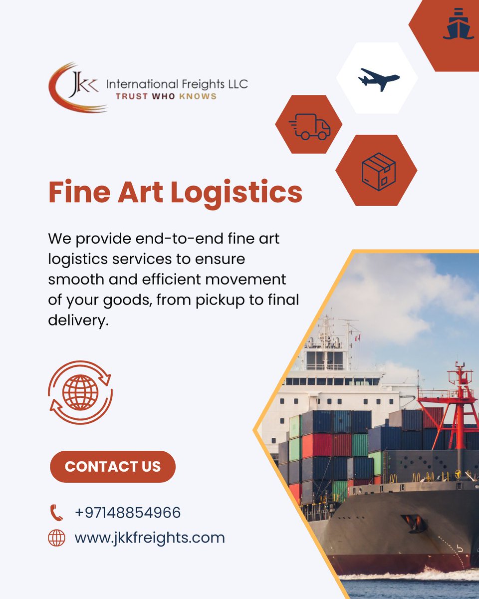 Jkkintl's tweet photo. Fine Art Logistics, Handled with Heart and Precision

When it comes to moving priceless artworks, there’s no room for error. At JKK, Fine Art Logistics is about more than transportation - it’s about preservation, protection, and respect for every masterpiece. https://t.co/Q0fyc95pEG