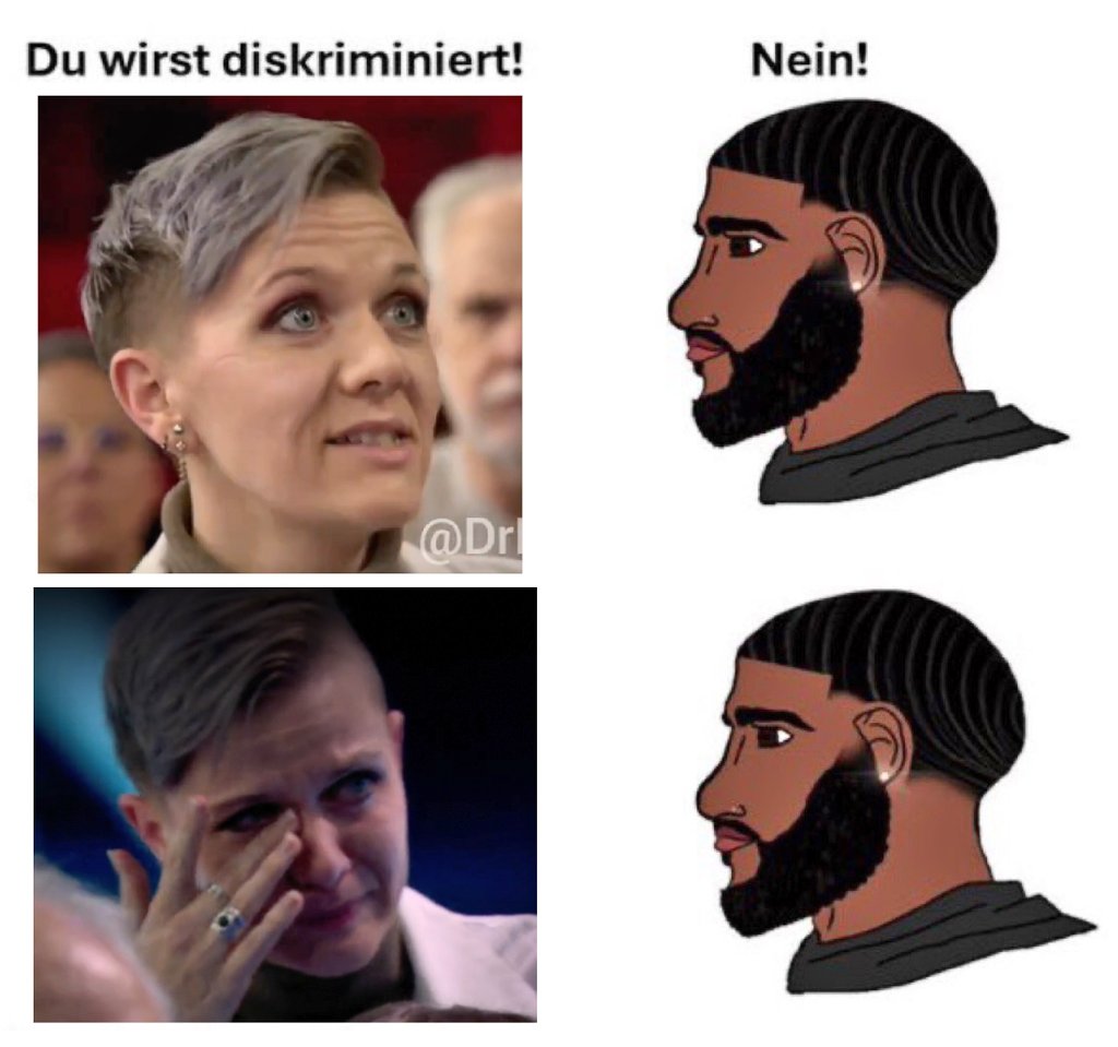Sie hat einfach das Meme gemacht 🤣