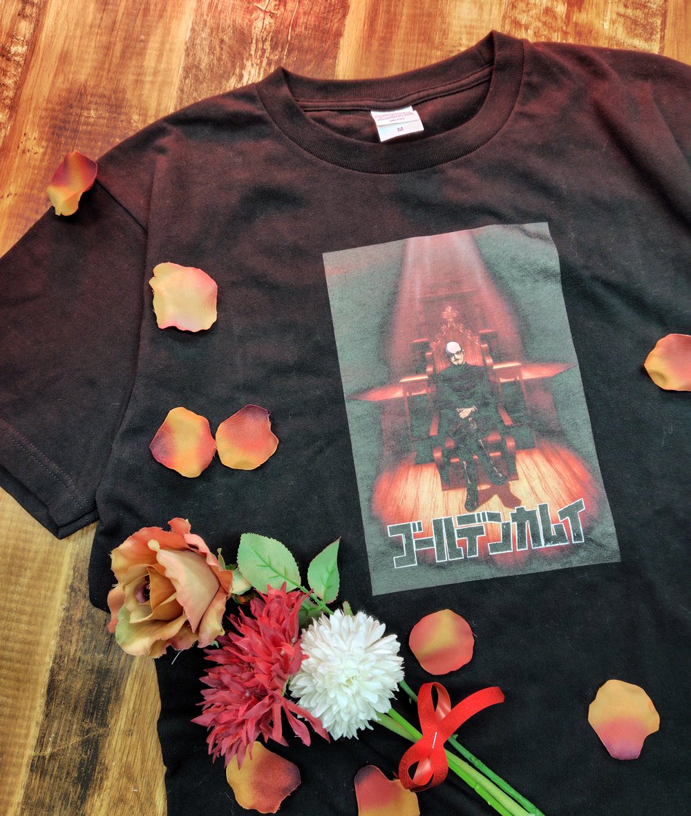 鶴見中尉　ビックTシャツ ゴールデンカムイ』ビッグシルエットTシャツ “HEROES” 鶴見篤