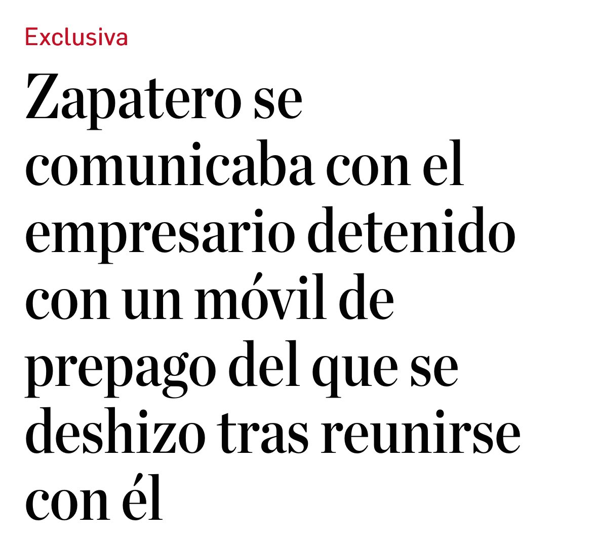 ZP utilizaba móviles prepago, sin internet, para comunicarse con el empresario detenido por blanqueo de capitales. Como un delincuente cualquiera. “Si grazna como un pato, anda como un pato, vuela como un pato… probablemente será un pato”. eldebate.com/espana/2025121…
