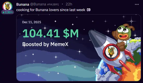 MemeX Intern tweet media