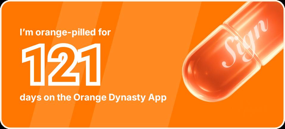 I've been Orange-Pilled and Seeing Signs for 121 days 👀🧡🐉.Join the app and be a better version of yourself!
orange.sign.global/app?user=IFZT2…