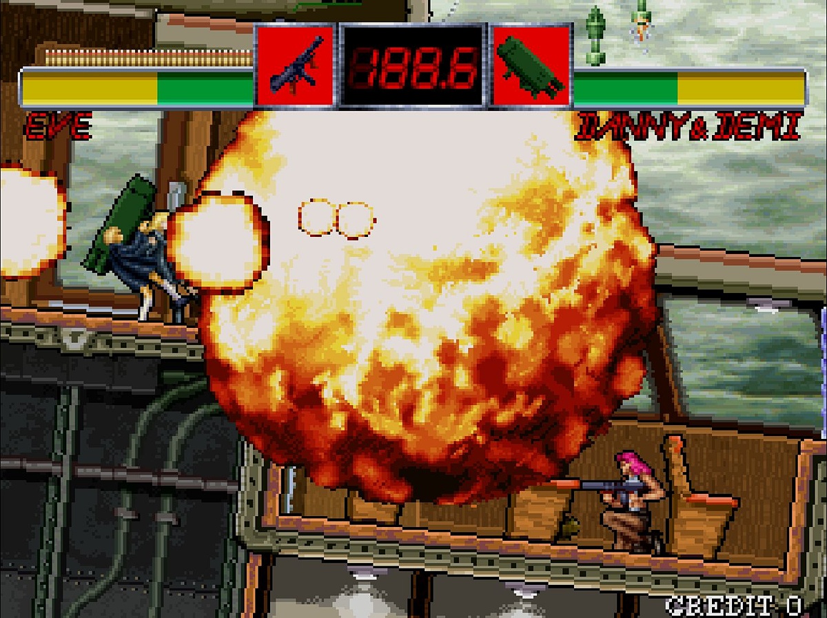 game_watch's tweet image. ナムコのアクション「アウトフォクシーズ」がアケアカ・アケアカ2より12月18日に配信開始！　 game.watch.impress.co.jp/docs/news/2072… #アケアカ