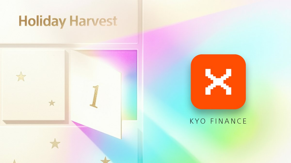Holiday Harvest on @KyoFinance.

Kyo Finance is leading the charge as the first project in the Holiday Harvest campaign.

Users may trade, earn, and harvest rewards while exploring Soneium's DeFi platforms. Kyo Finance has been instrumental in building our ecosystem's trading