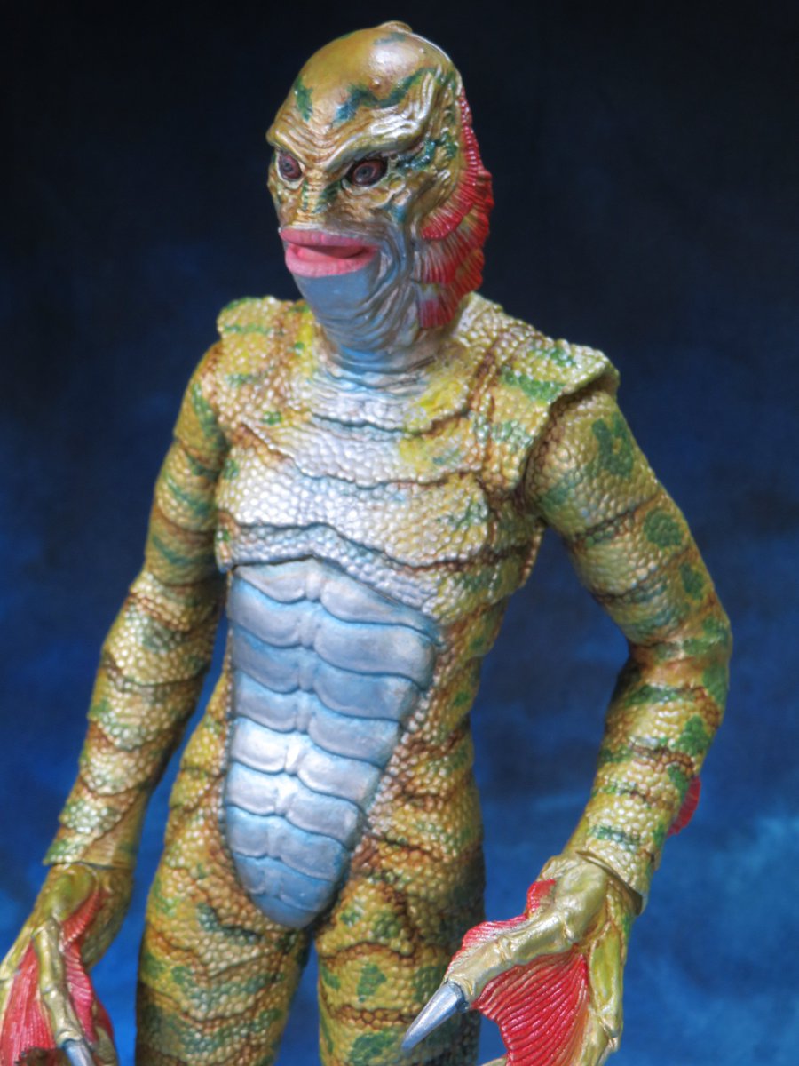 今年作ったガレキ晒そうぜ ビリケン商会 ソフビ 大アマゾンの半魚人