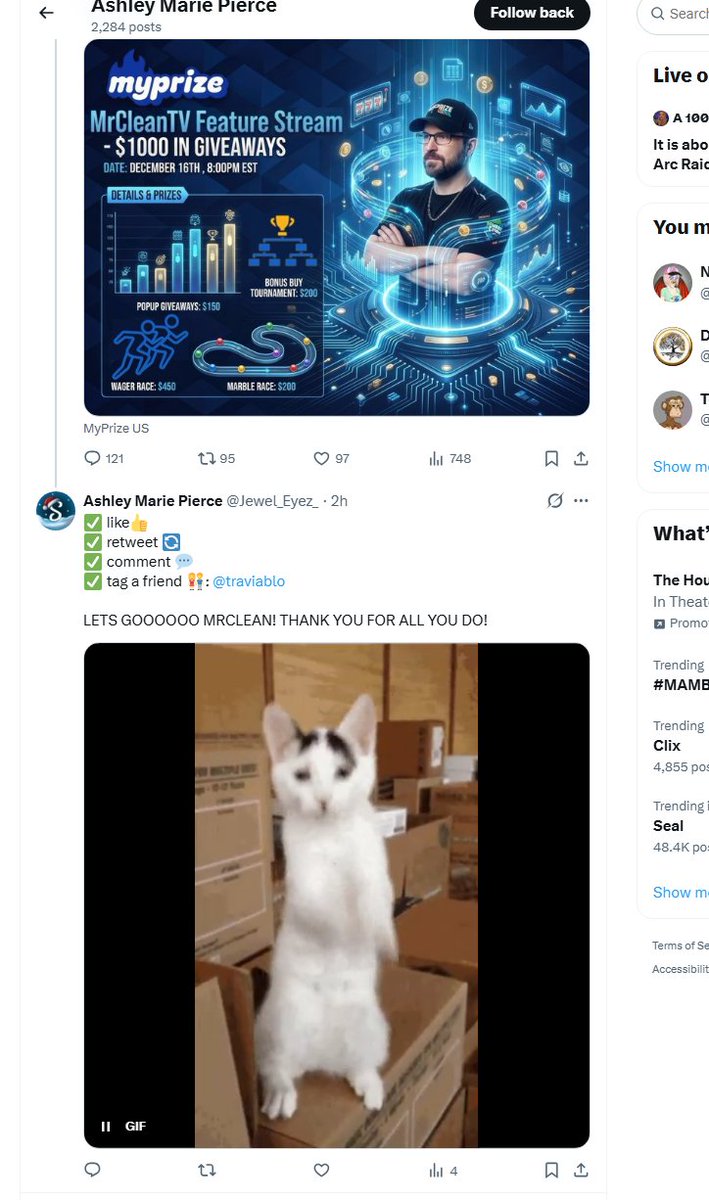 Congrats to our $100 X Giveaway Winner <a href="/Jewel_Eyez_/">Ashley Marie Pierce</a> !! Send me a DM to Claim Your Prize