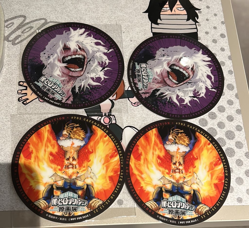 RT @meruto19920811: 【交換】 僕のヒーローアカデミア ヒロアカ原画展