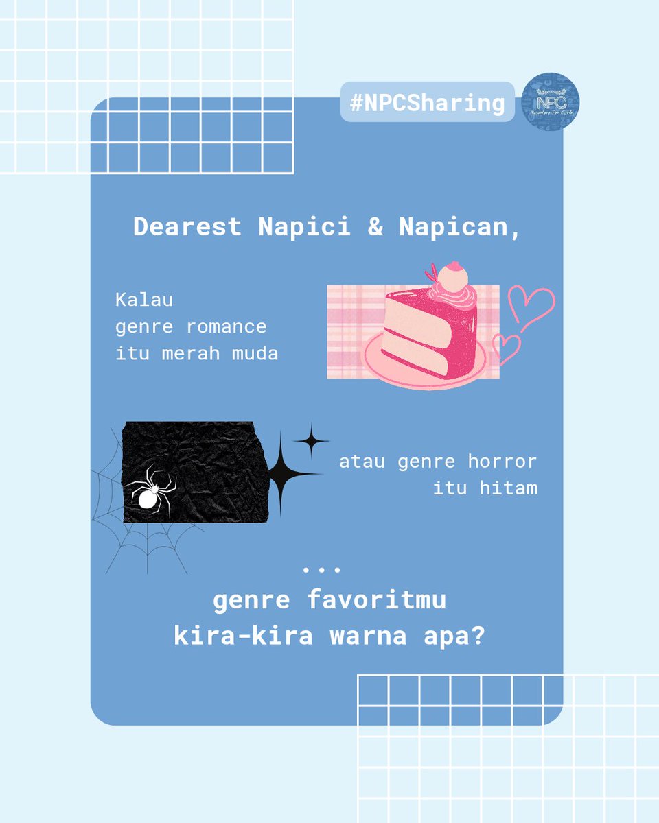 wattpad_npc2301's tweet photo. Ibaratnya sebuah warna, kira kira genre kesukaanmu bakal warna apa nih? 😚

Yuk share genre favoritemu di komentar! 🟣

#Warna #genre #komunitasmenulis #NPC2301 https://t.co/9wRdNilciZ