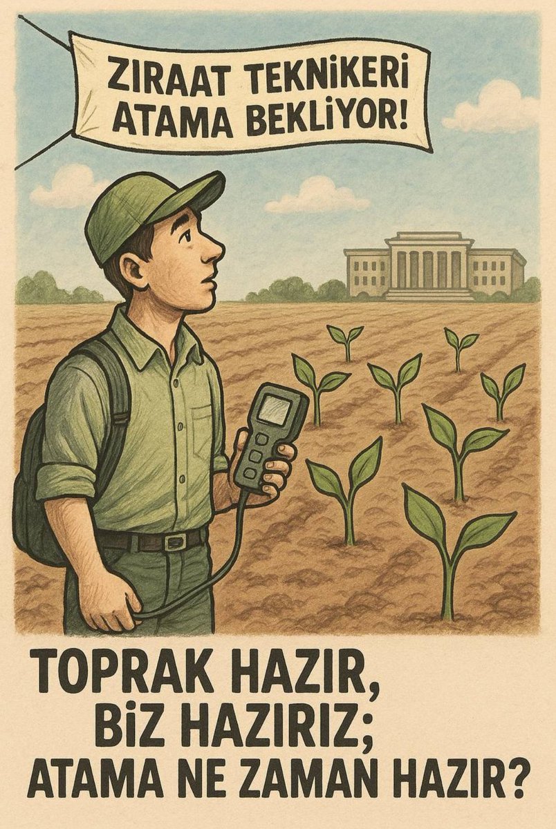 ziraattek's tweet photo. @ibrahimyumakli Sayın bakanim 2020-2022-2024 Kpss puanlarıyla Tarım Bakanlığı'na ziraat teknikeri alınmadı, puanlar boşa gitti. DSİ, TÜRKŞEKER, TMO, TİGEM gibi KİT'lerde teknikerlere daha çok şans verilmeli! Artık sesimize kulak verilmeli
@Seyfullahaslntk 

#ZiraatTeknikerleri750AtamaBekliyor https://t.co/kZNo03qEiA