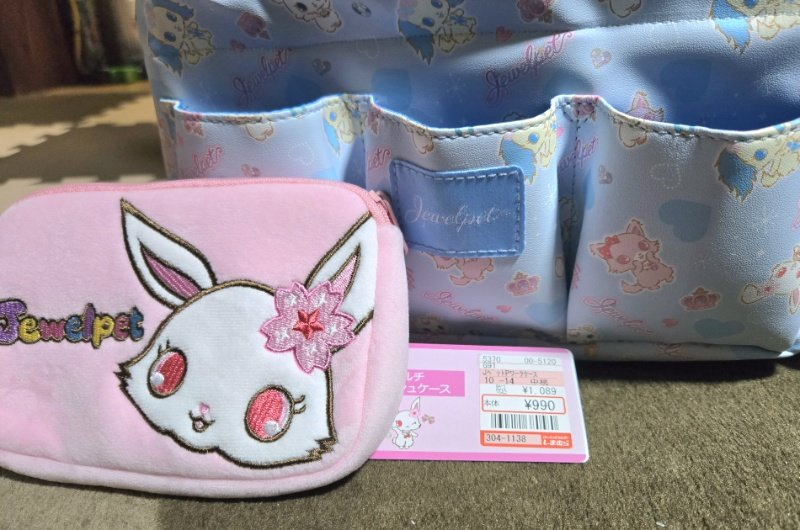 しまむらさんでジュエルペット仕切り付き収納ケースとマルチティッシュ