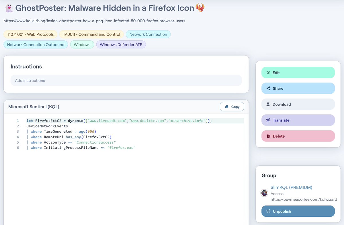 👻GhostPoster: Malware Hidden in a Firefox Icon

GhostPoster was a malicious Firefox extension disguised as Free VPN Forever, infecting over 50,000 users. Researchers at Koi found it hid malware in its PNG logo, using image bytes as covert data to trigger undetected routines.
