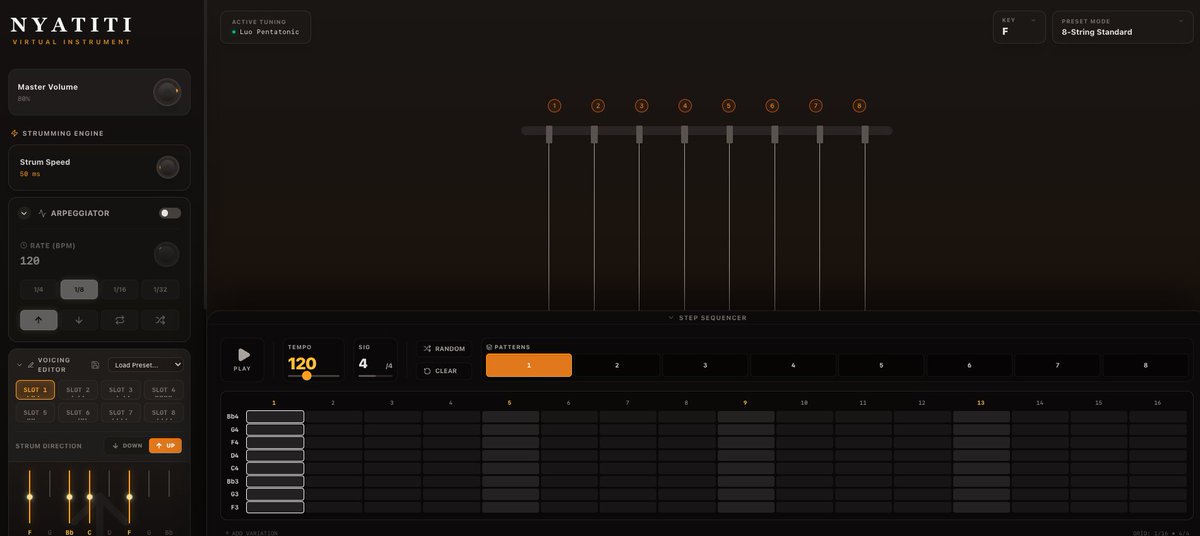ndioai's tweet image. New  VST Instrument Loading...
What's The First Beat You Would Cook Up With It?