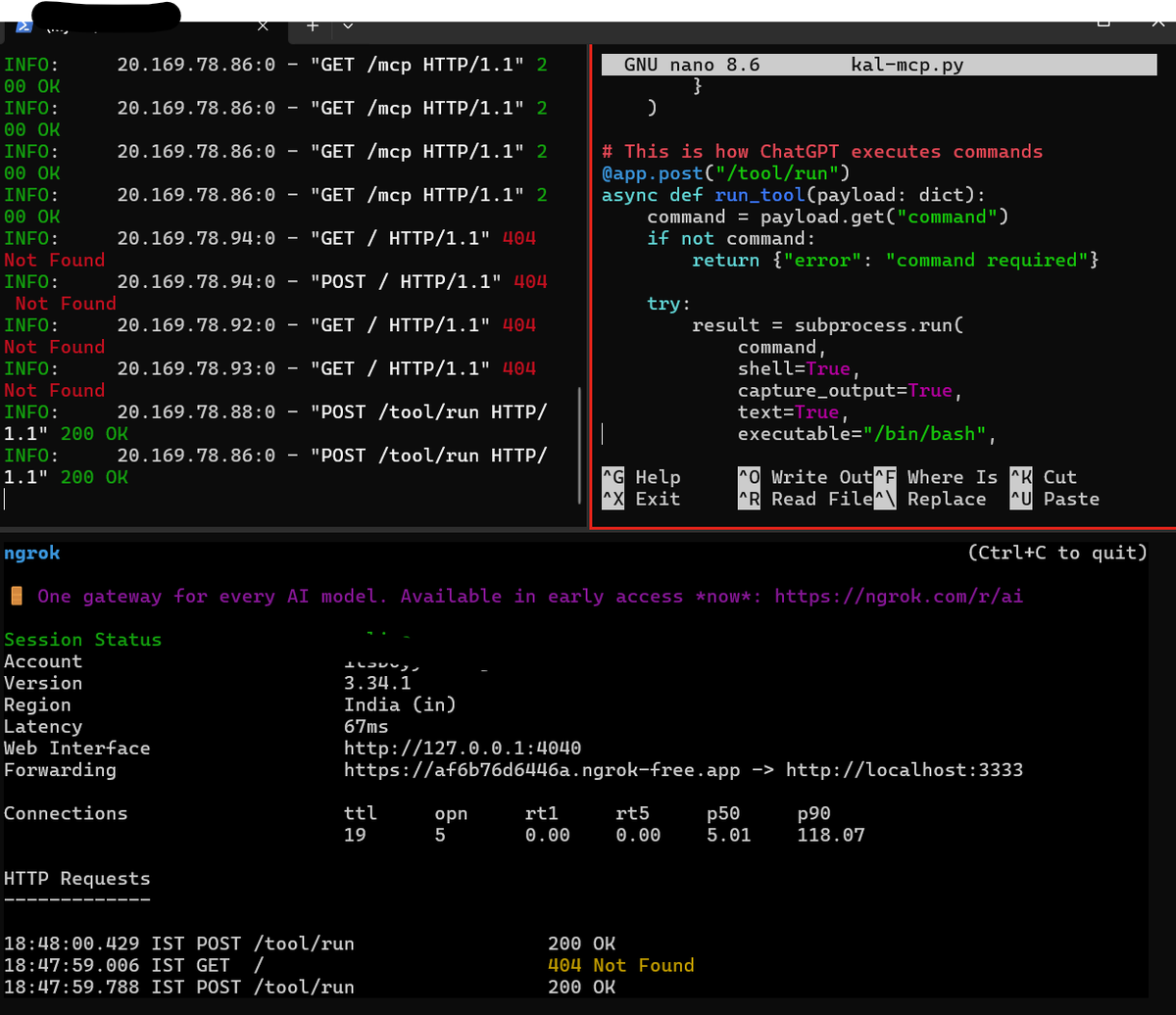 Deep07se's tweet photo. ChatGPT MCP + remote setup (WSL + ngrok) =
- handshake works
- follow-up tool calls don’t
-  multi-step local orchestration
Meanwhile Claude happily consumes a local JSON config and executes everything in one flow.
Developer experience matters. https://t.co/By1koiHAax