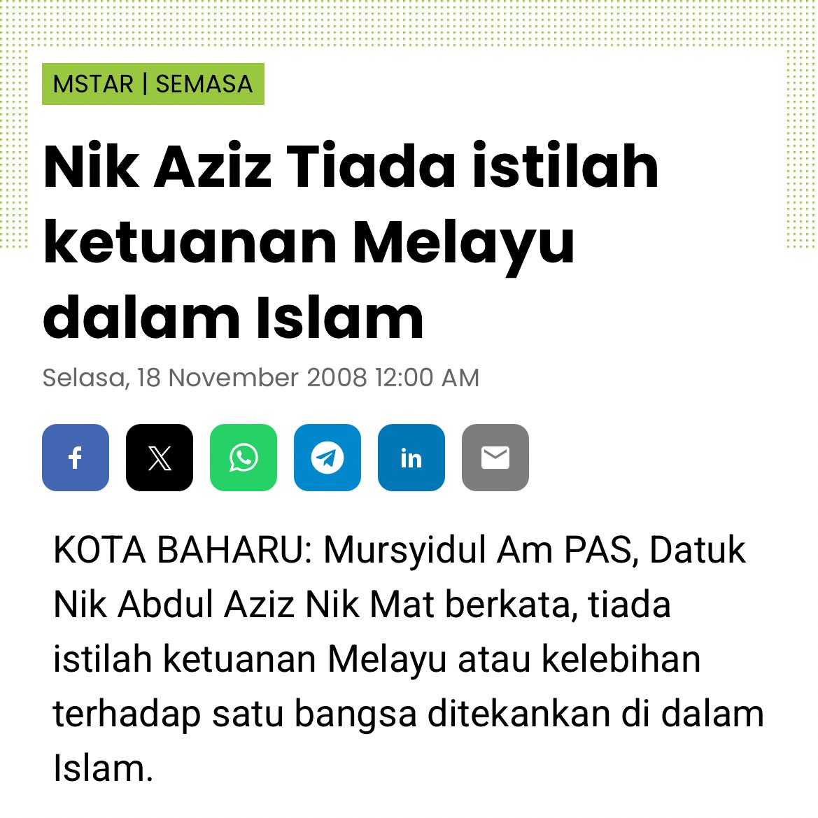 SyedAkramin's tweet photo. Jauh terpesong PAS sekarang berbanding ketika zaman arwah Nik Aziz hidup dulu. https://t.co/8nI5oEVzDM